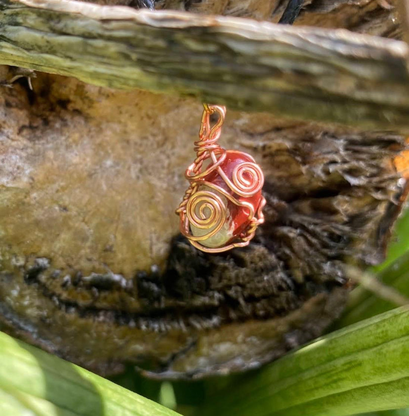 Red jasper necklace