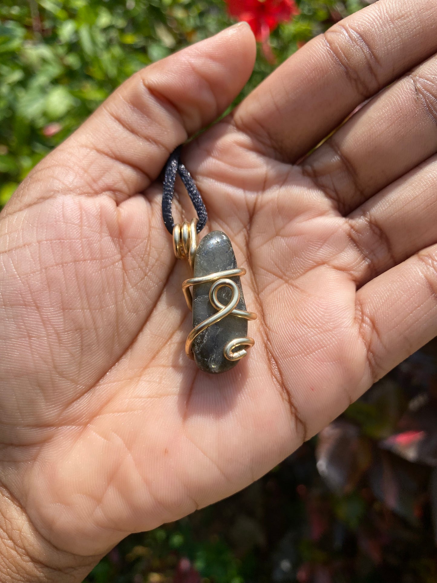 Labradorite necklace