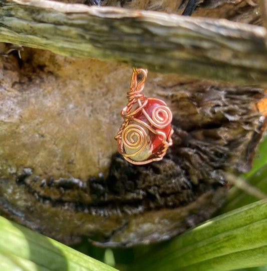 Red jasper necklace