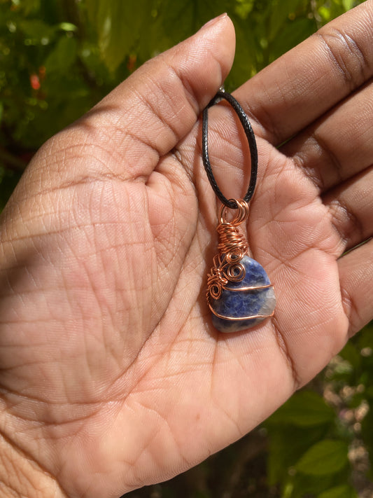 Sodalite necklace