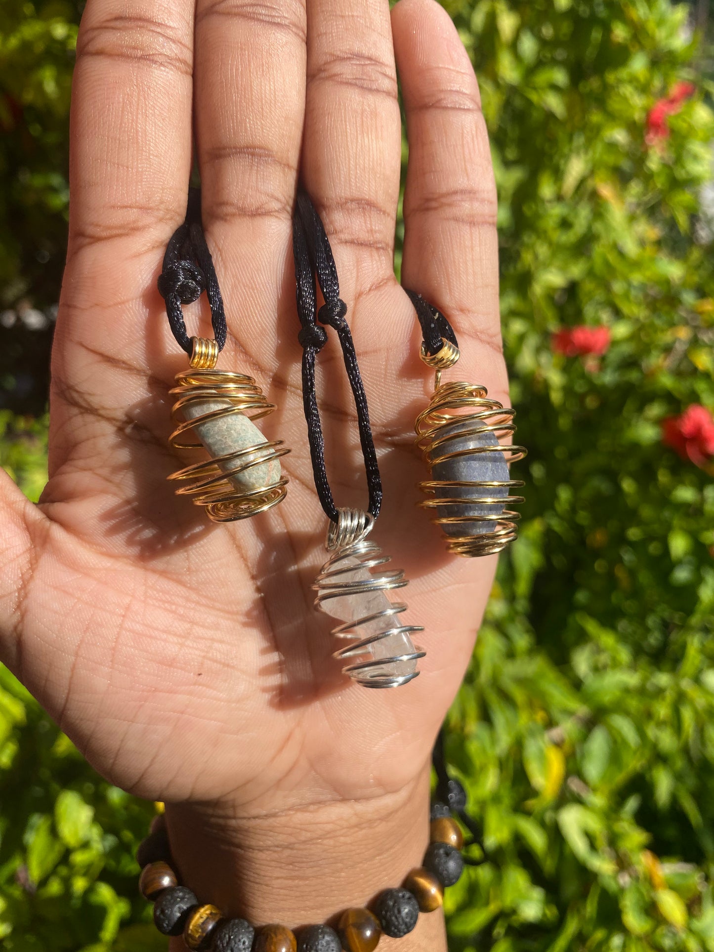 Cage pendant necklace
