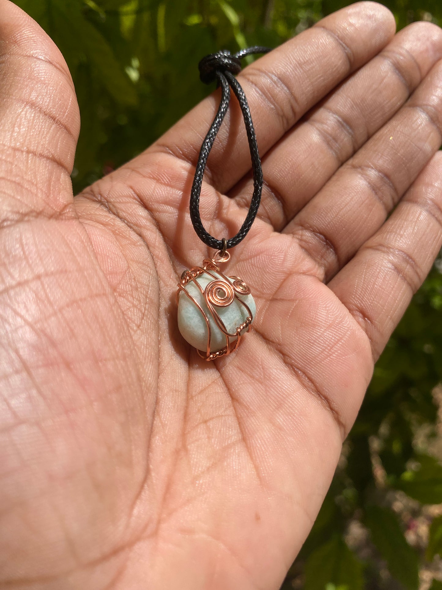 Amazonite mini necklace