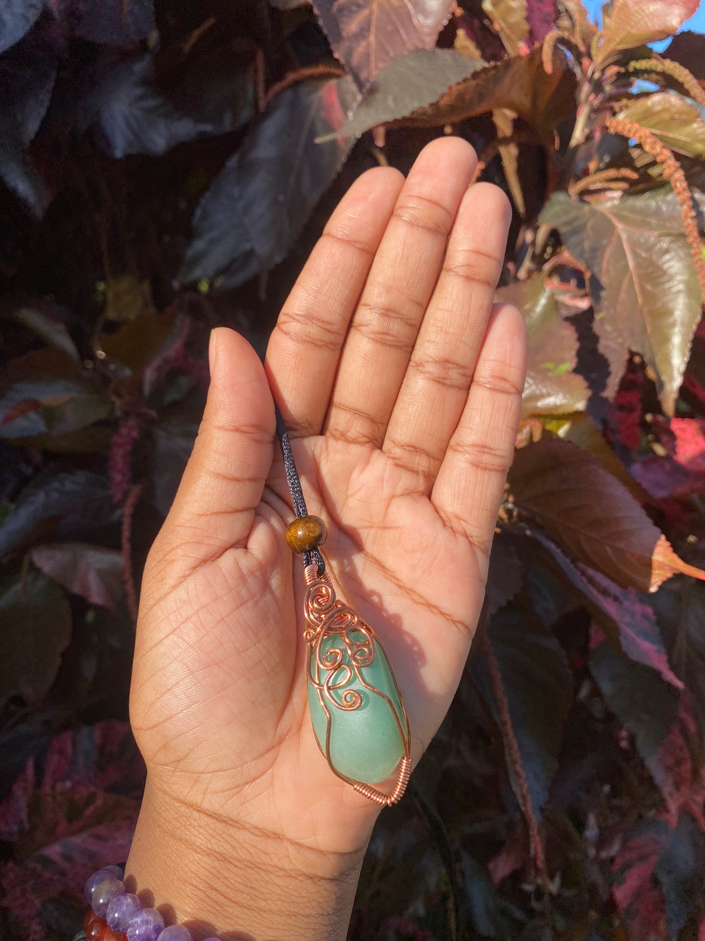 Green aventurine necklace