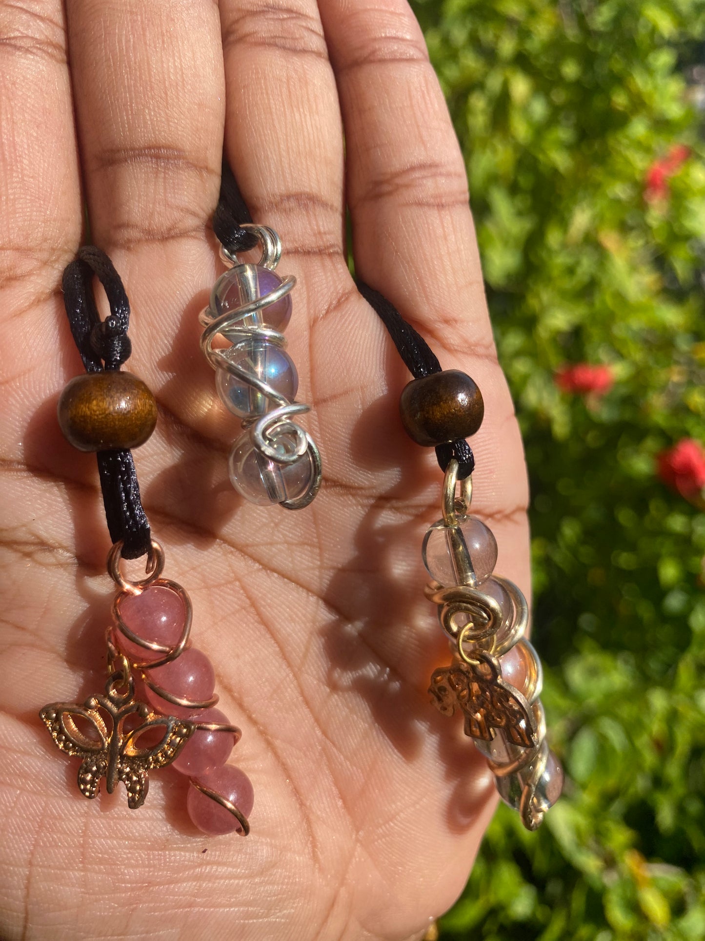 Beaded tube necklaces