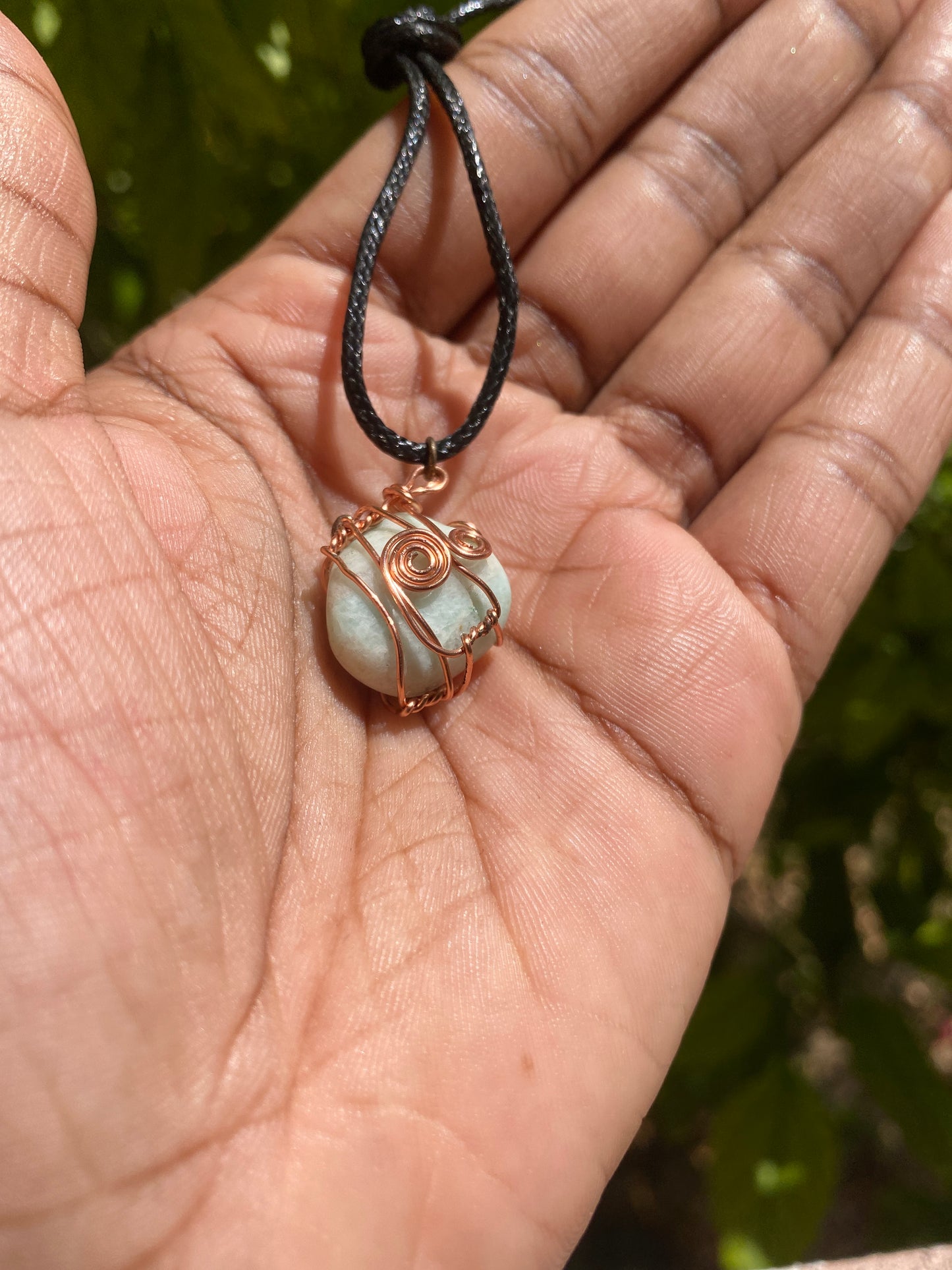Amazonite mini necklace