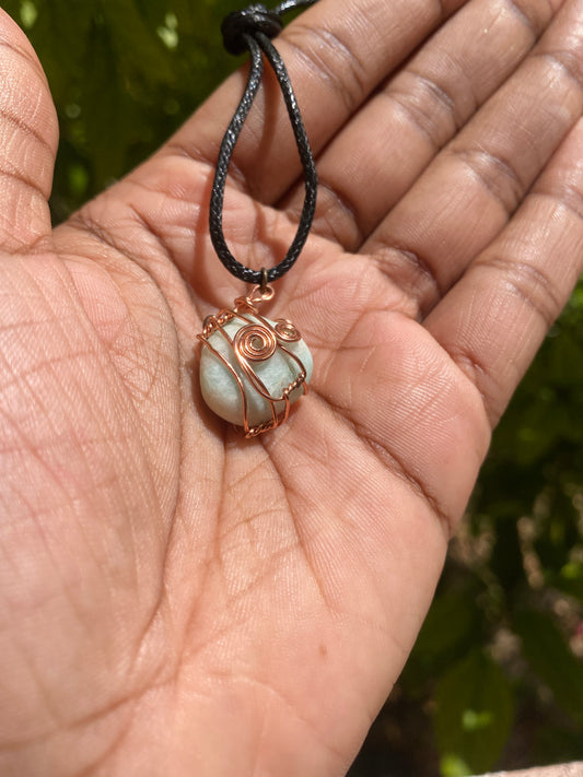 Amazonite mini necklace
