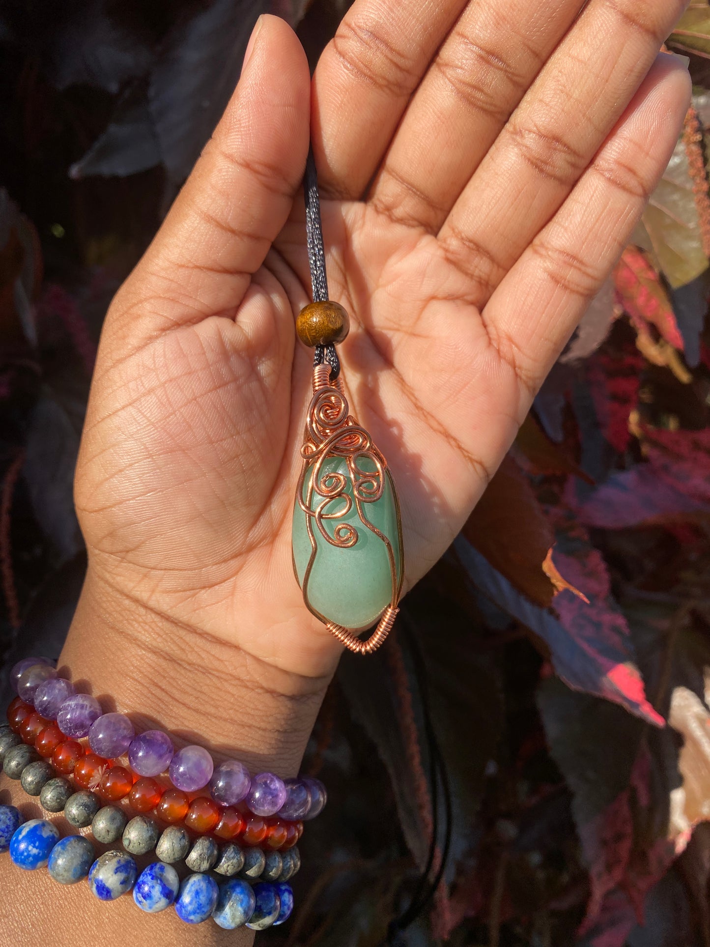Green aventurine necklace