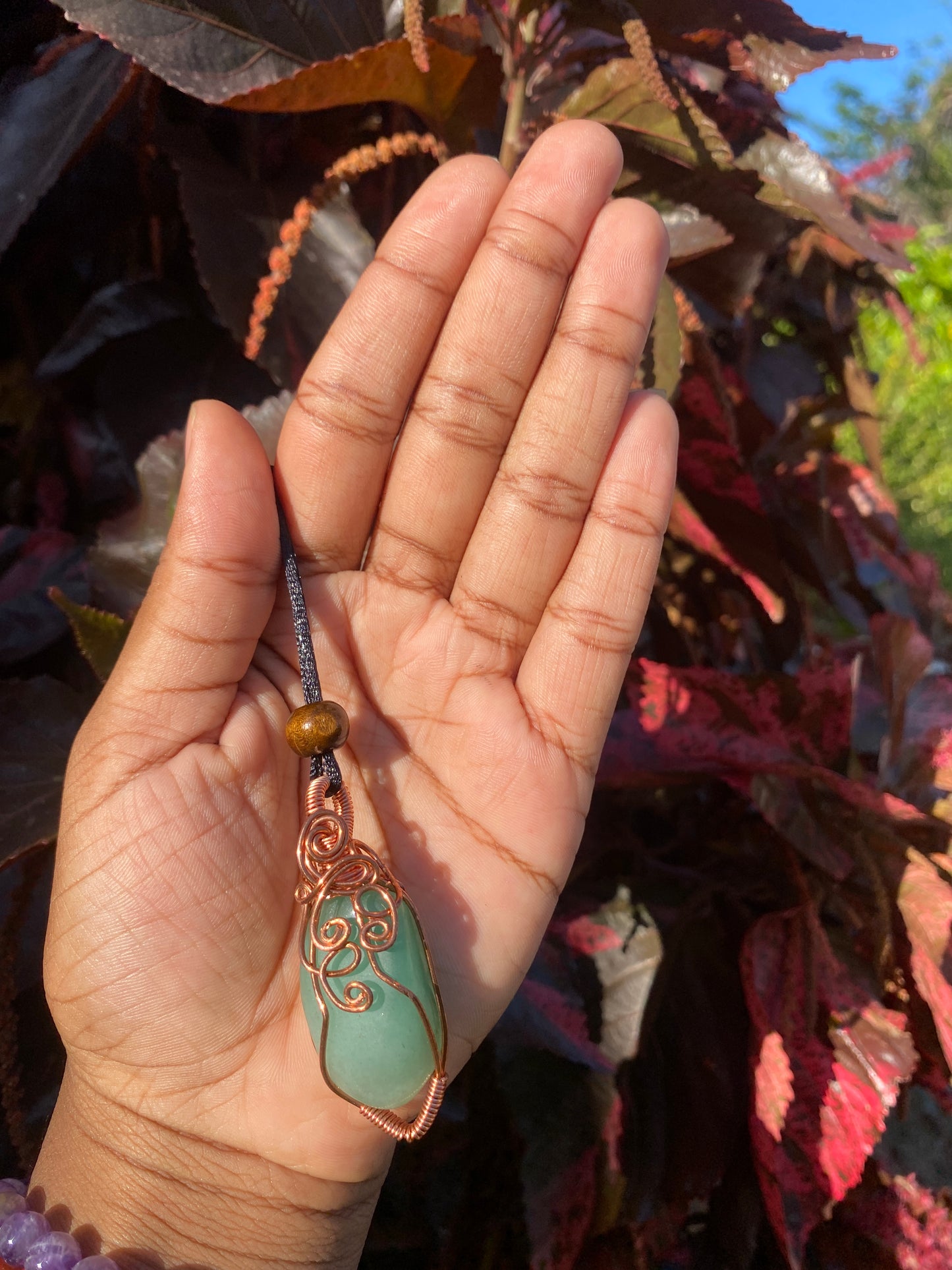 Green aventurine necklace