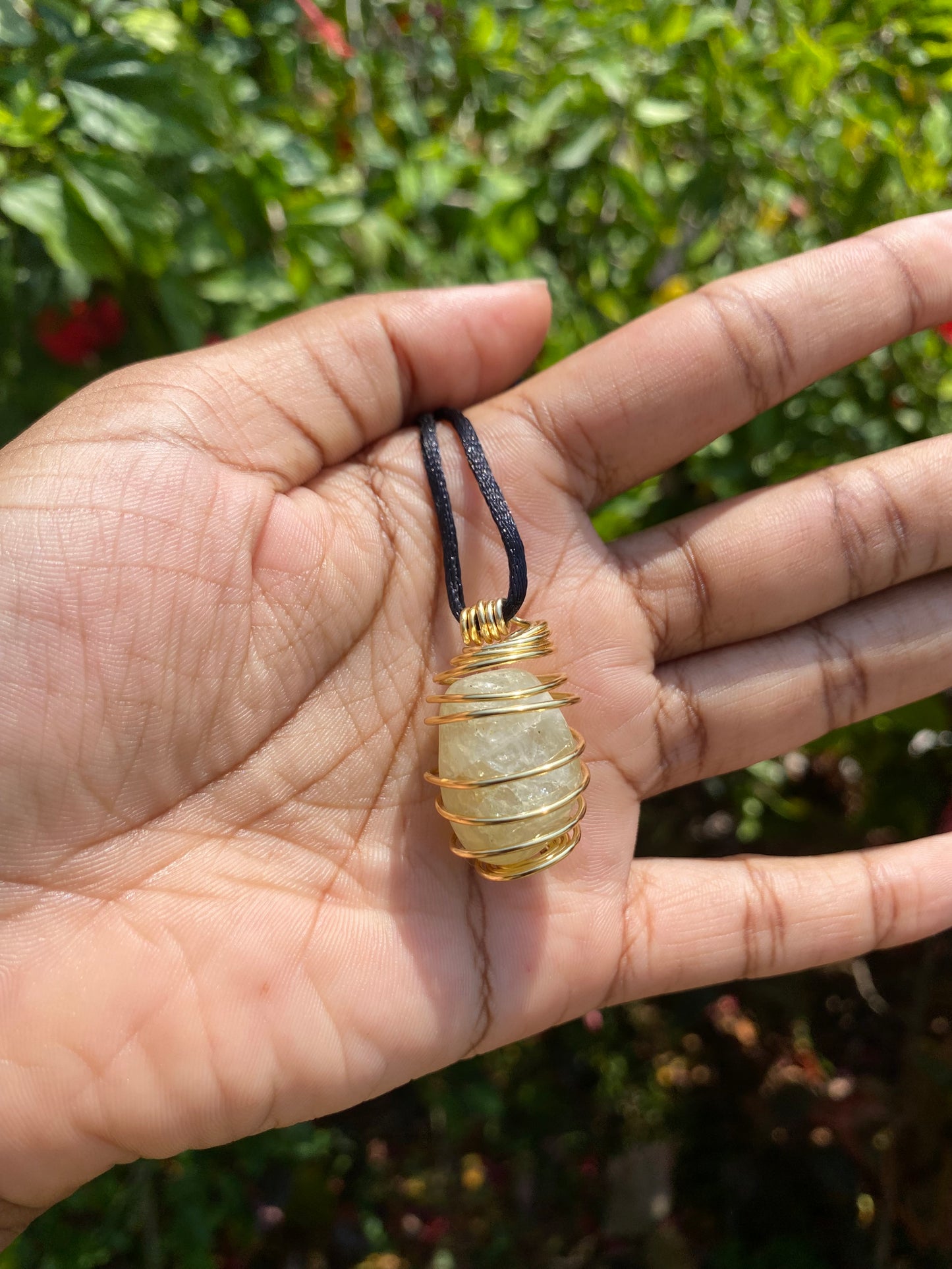 Cage pendant necklace