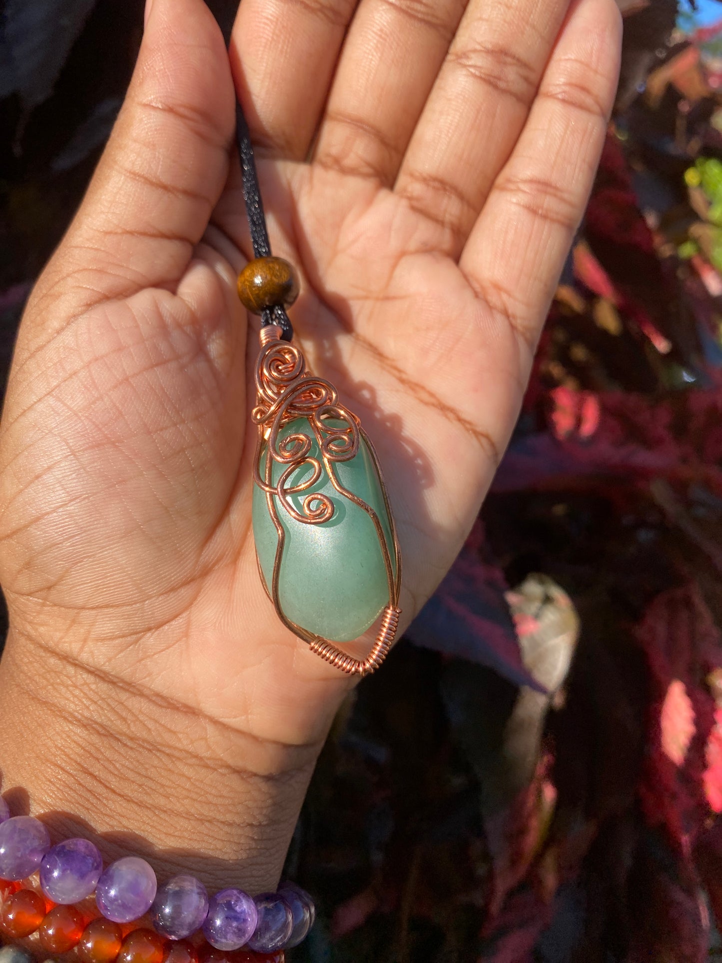 Green aventurine necklace