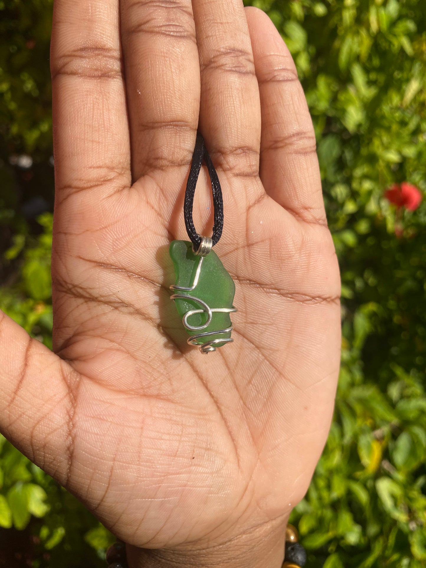 Sea glass necklace