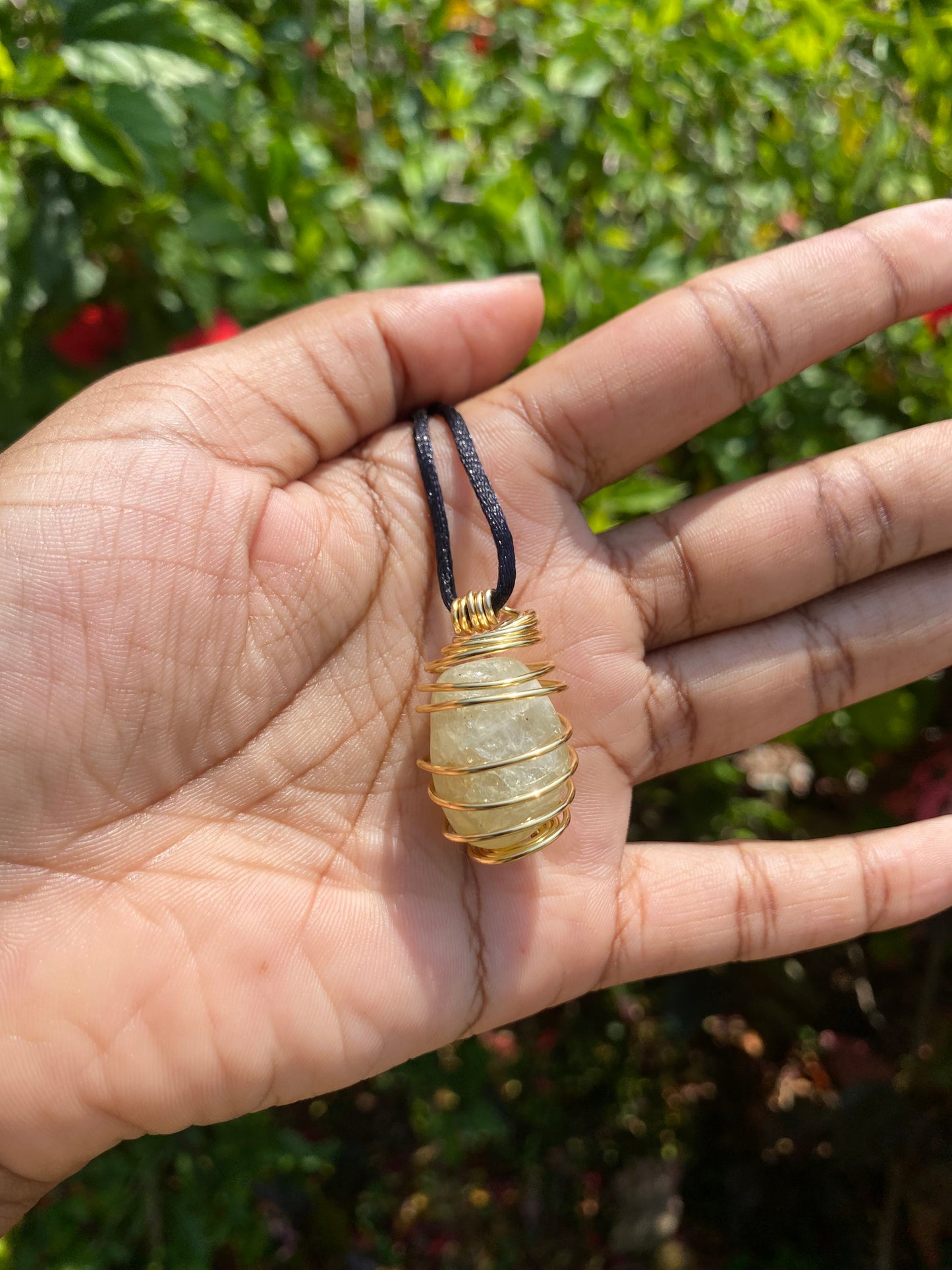 Cage pendant necklace