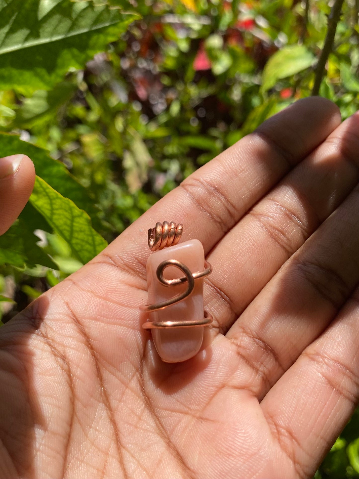 Red adventurine pendant