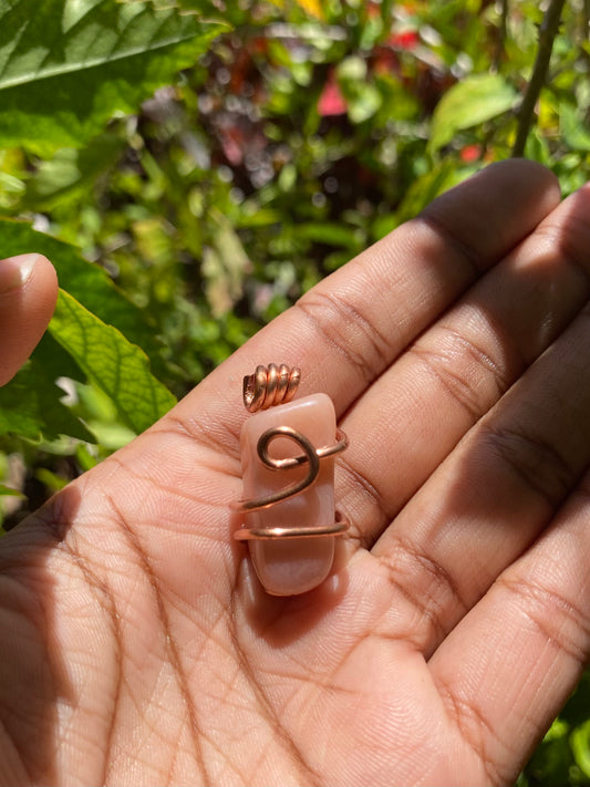 Red adventurine pendant