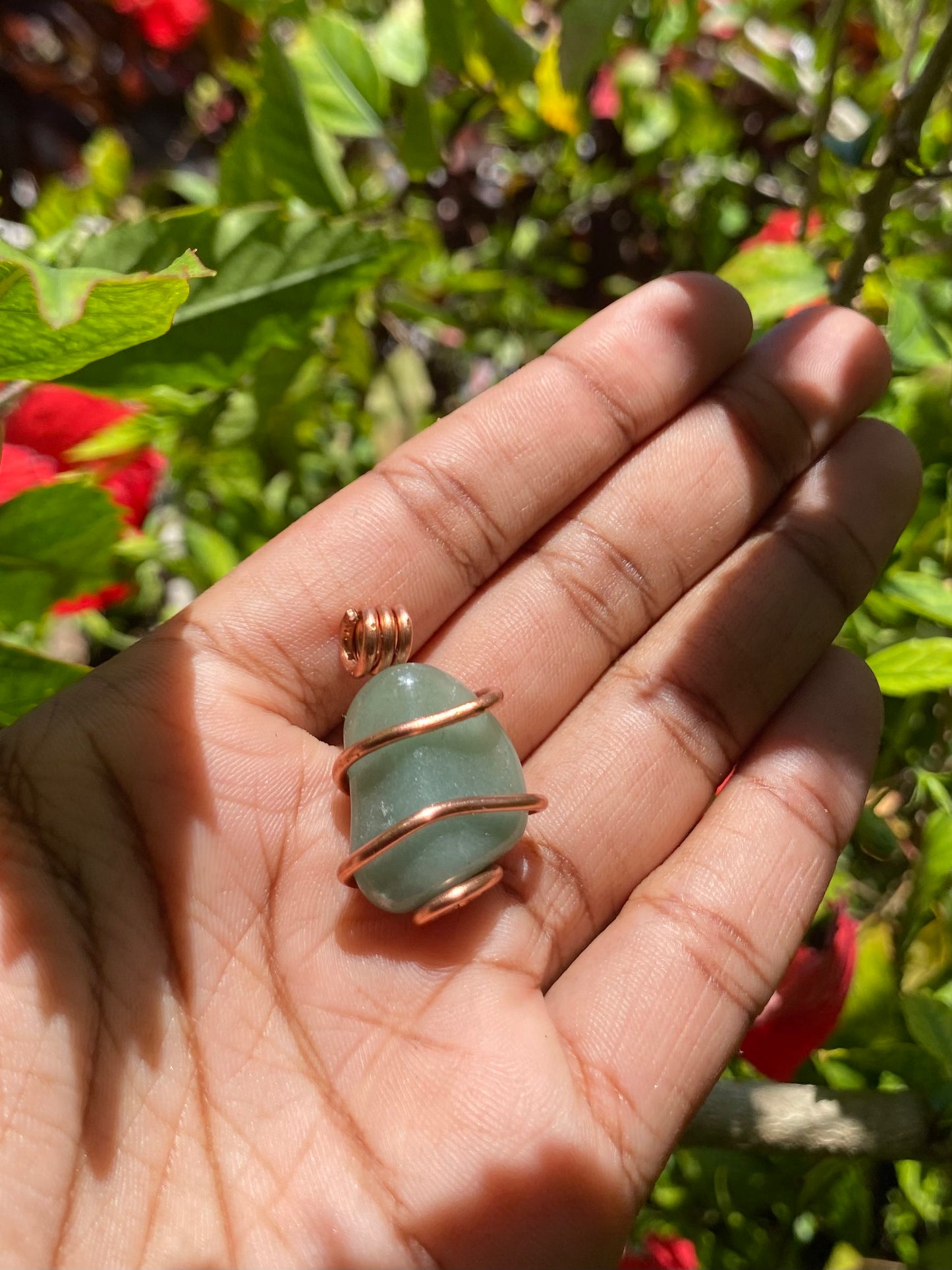 Green adventurine pendant