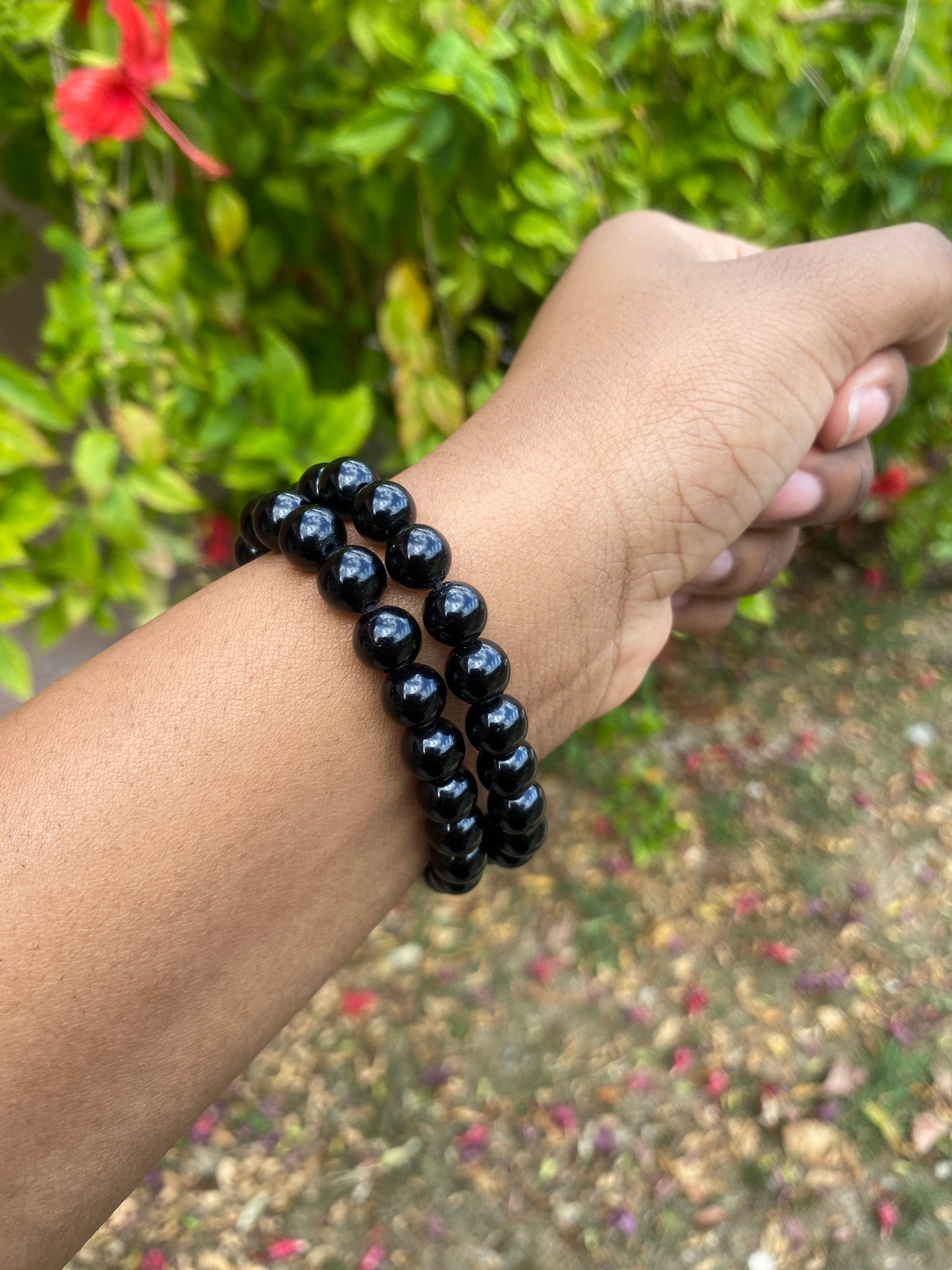Obsidian bracelet