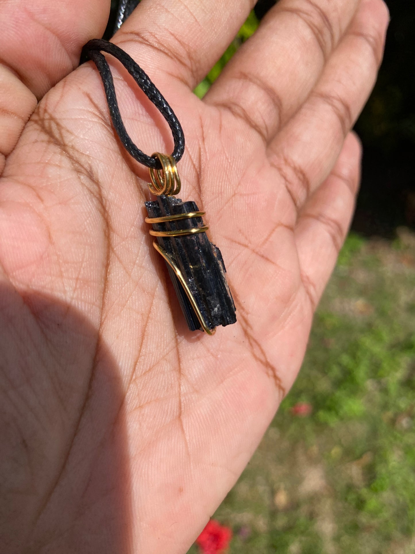 Black tourmaline necklaces