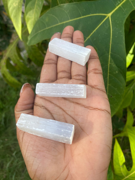 Selenite mini wands
