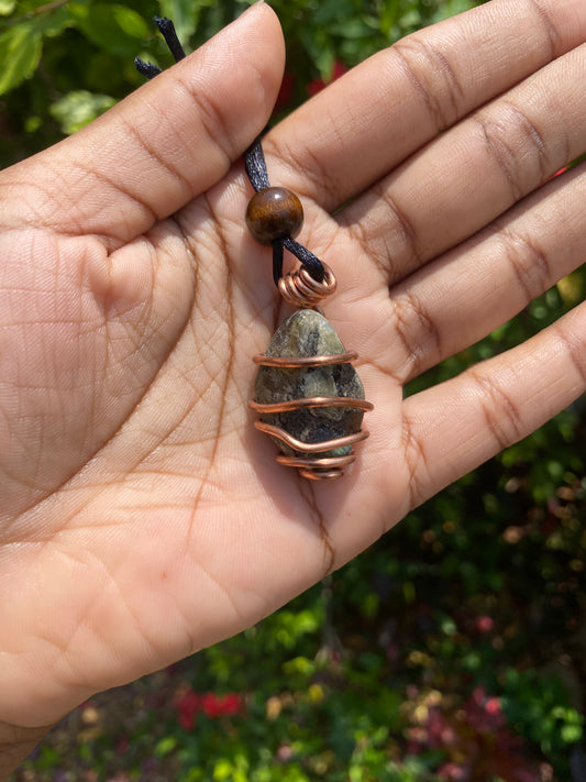 Labradorite necklace
