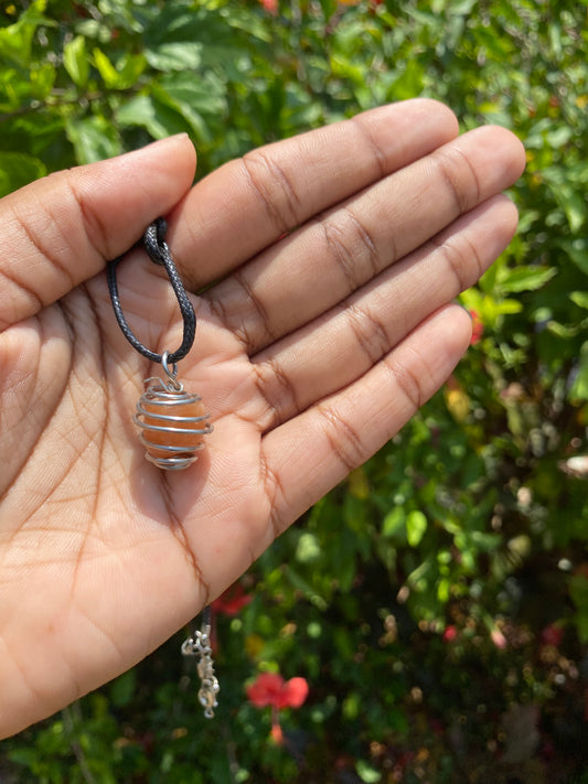 Red aventurine mini necklace
