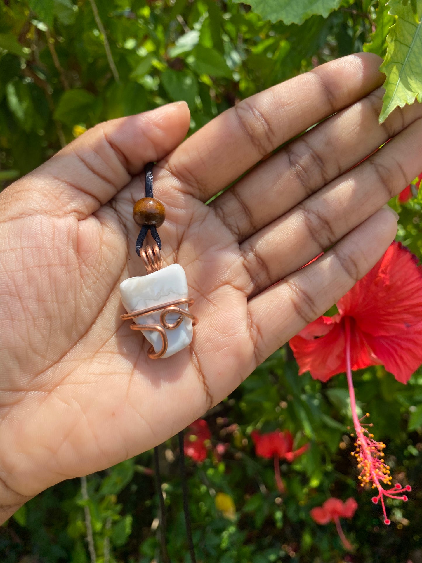 Howlite necklace
