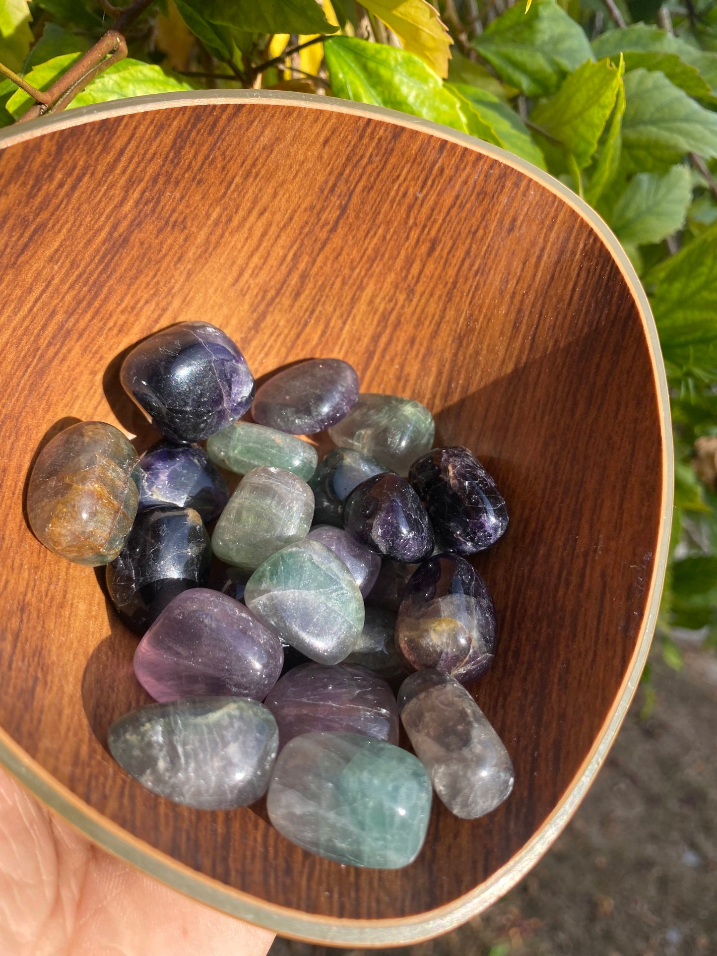 Fluorite tumble